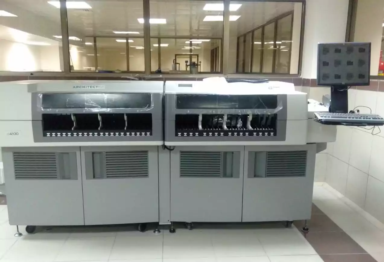 Installation of Abbott equipment at Pathology Department